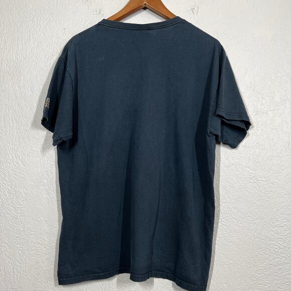 Y2K The Beatles Abbey Road Basic Black Graphic Tee - L - Picture 2 of 3